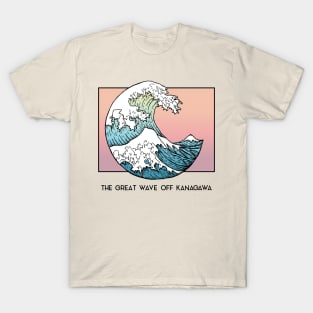 The Great Wave off Kanagawa // Aesthetic Art Design T-Shirt